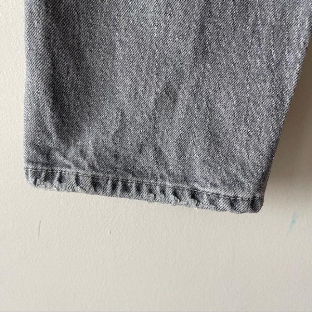 ❌SOLD❌ 𝅺Zara high rise slim straight grey jeans distressed women's size 8 - Picture 10 of 13